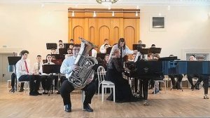 Отчётный концерт специальности "Оркестровые духовые и ударные инструменты".