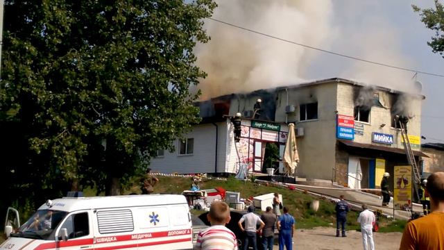 пожар 🚒 27.07.16 в Горенке смотреть онлайн