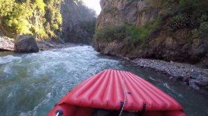 Водомётная лодка / горная река Чебдар