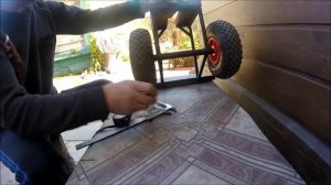 Тележка для лодочного мотора своими руками.