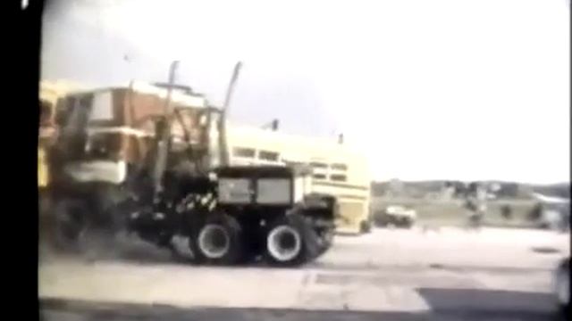 Краш тест грузовика и автобуса, грузовые автомобили смотреть онлайн