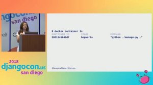 DjangoCon US 2018 - An Intro to Docker for Djangonauts by Lacey Williams Henschel