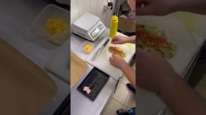 Шаурма с ветчиной и сыром