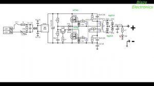 Электронный Трансформатор на Полевиках Тест