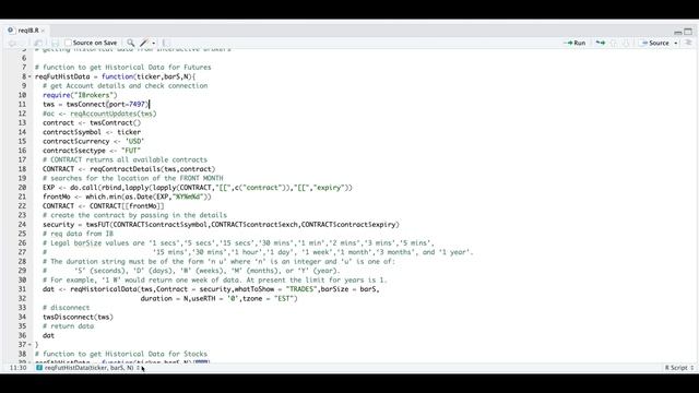 Interactive Brokers API - How to Get Historical Data for Futures, Options, & Stocks
