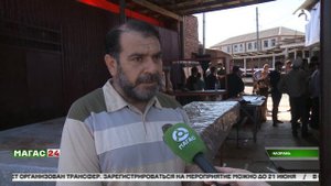 Беженцы из Палестины, проживающие в Ингушетии, получили продовольственную помощь к празднику.