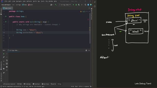 Why string is immutable in java | Explained in தமிழ் смотреть онлайн
