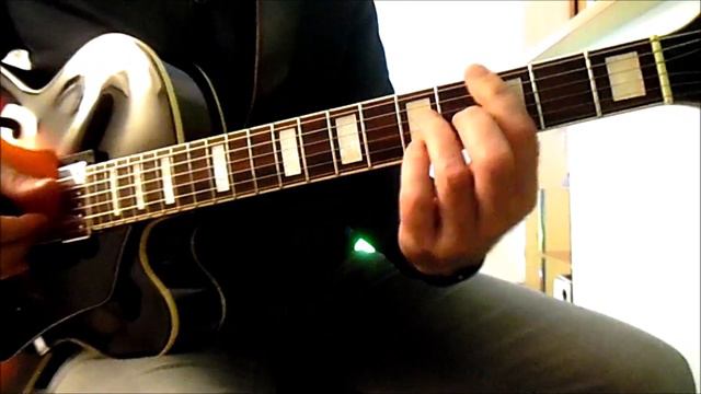 Senorita  C.CabelloS.Mendes   easy Chord Lesson no Talking Ibanez AF 75 Jazz Guitar