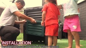 KCT  Compost Bin unboxing and setup