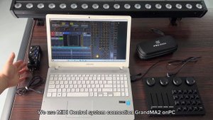 Aoshowled@ NEW USB Artnet DMX512 Controller and MIDI Control system, used small projects or trainin