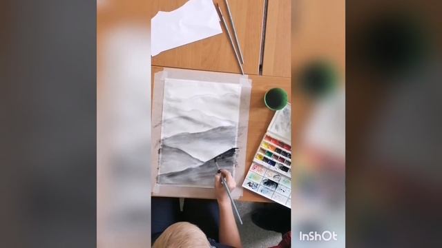 Мастер-класс ИЗО Воздушная перспектива
