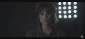 Еще милая Нуми Рапас на съемках фильма Прометей