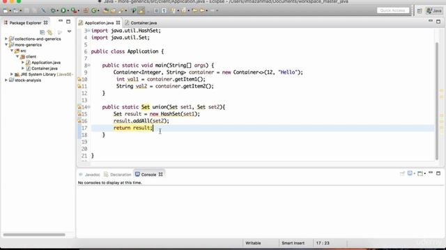 Generics in Java смотреть онлайн