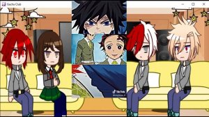 Mha react to Deku as Giyuu (betrayed Au)