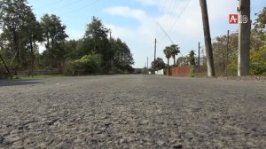 Ремонт дороги в селе Пшапи