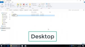 Fix Error Location is Not Available C:\Windows\System32\config\systemprofile\Desktop. Data Recovery