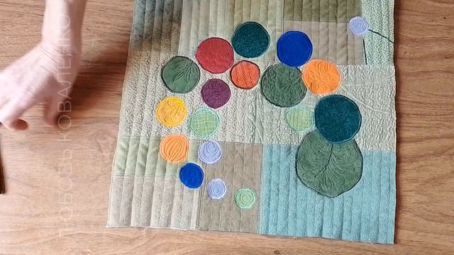 Лоскутная подушка на диван веселые горошины. Как сшить наволочку с потайной молнией. смотреть онлайн