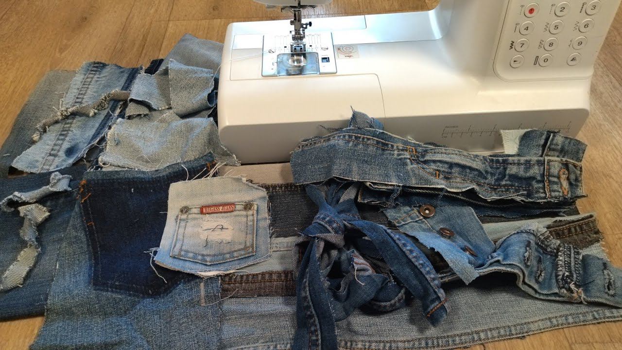 Чтобы джинсовые лоскуты не валялись без дела смотреть онлайн