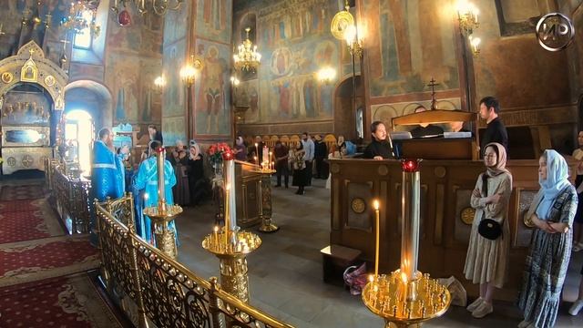 Владимирская икона. Причастие. Тело Христово. Пафнутьев монастырь смотреть онлайн