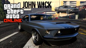 Тюнинг машины Vapid Domination GTT в Ford Mustang  John Wick