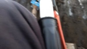 Делаю дорогу на мотоблоке.Опять весь день гружённый!Прицеп для мотоблока.(17.10.2021)