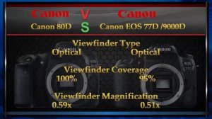 Canon 80D vs Canon EOS 77D (9000D) Comparison Video (Spec Comparison)