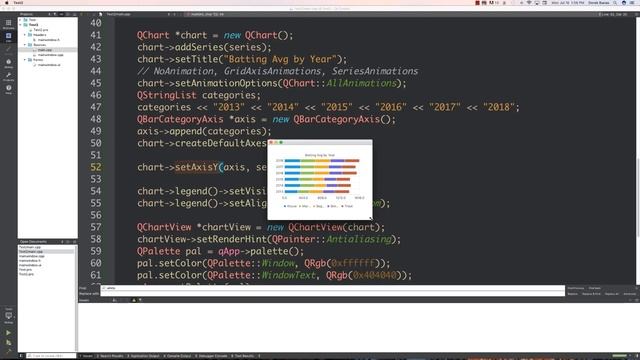 Qt Tutorial 3 : Qt Charts