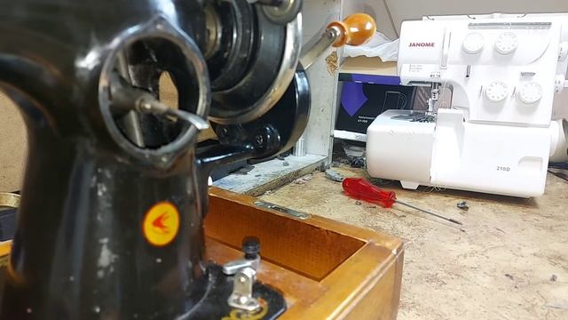 Настройка швейной ручной швейной машины