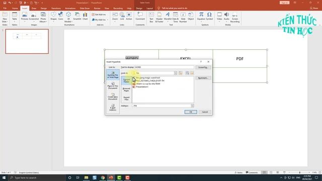 Cách đính kèm file Word, Excel vào Powerpoint смотреть онлайн