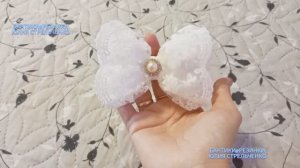 Бантики из кружева и ленты🎀