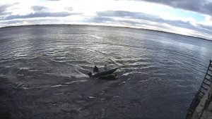 Первые испытания на воде моторной лодки Нельма 40 с инновационными обводами