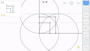 Euclidea 7.1 (Eta 1) Solution walkthrough