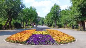 Магнитогорск, сквер имени Чайковского, 1-й квартал соцгорода левобережья (11.08.2022)