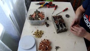 РАЗБОР СОВЕТСКИХ АВТОМАТОВ НА СЕРЕБРО,ЛАТУНЬ,МЕДЬ...