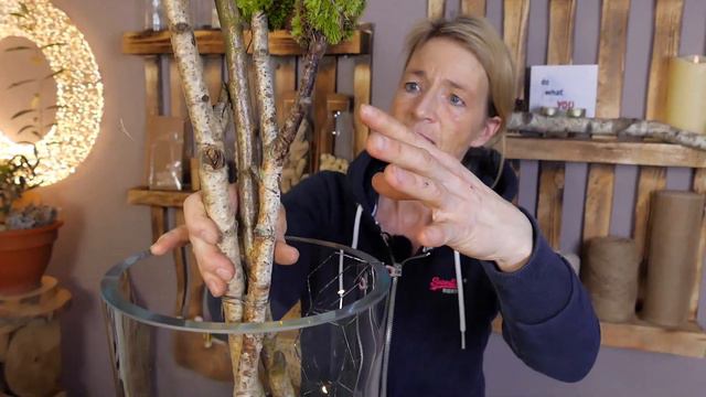 Frühlingserwachen in der Glasvase | DIY Moosbäumchen mit Birkenästen смотреть онлайн