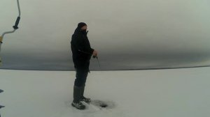 Ловля окуня на Рыбинском море на балансиры. Крупный окунь на Рыбинке зимой. Рыбалка 2021