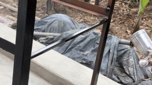 Уличная печь для барбекю из металлической бочки 208 литров