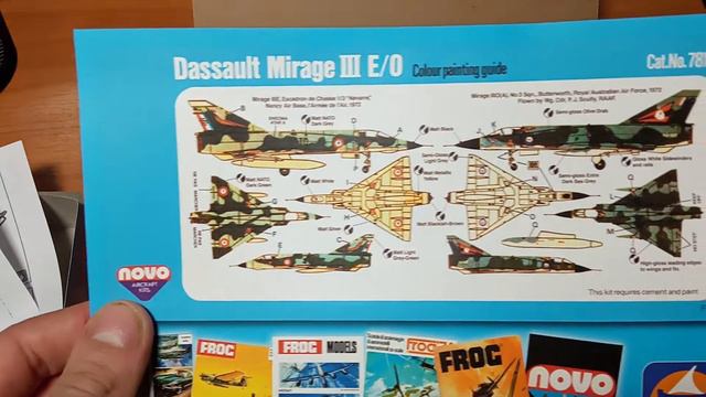 Распаковка и обзор Mirage III ARK MODELS 1/72 смотреть онлайн