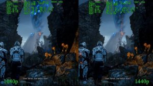 MASS EFFECT ANDROMEDA GTX 1060 + Ryzen 1700X - 1440p vs 1080p ULTRA Benchmark