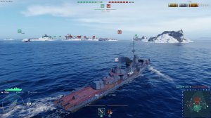 World of Warships Мой первый бой в кораблях)))