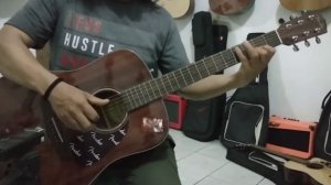 Test Fender CD-140S Natural All Mahoghany with Preamp Fishman