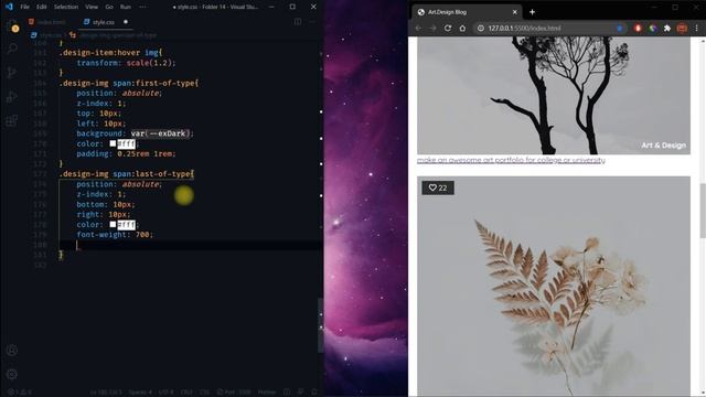 Simple Blog Page Using HTML & CSS | Full Video Tutorial