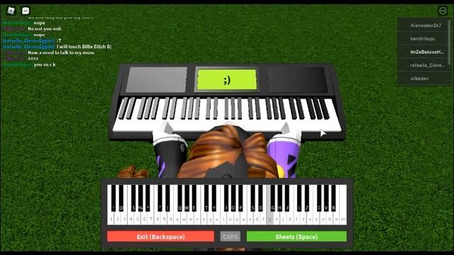 ASGORE but its roblox piano смотреть онлайн