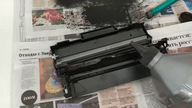 Заправка картриджа HP106a, HP105a смотреть онлайн