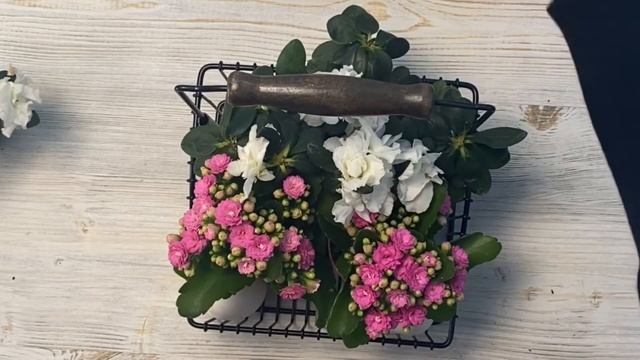 Цветочная корзина - поделки на Пасху своими руками. Супер-просто! смотреть онлайн