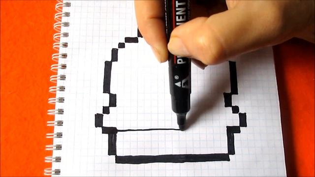Как рисовать по клеточкам Кактус Бравл Старс Простые рисунки How to Draw Pixel Art Brawl Stars смотреть онлайн