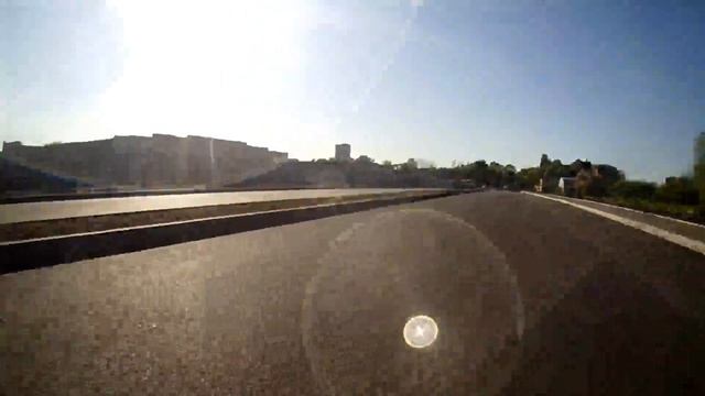 Тест электросамоката из гироскутера / Покатушки на самодельном электросамокате смотреть онлайн