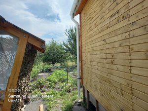 Монтаж водосточной системы в каркасном доме 6х6 м, своими руками