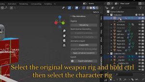 Animate Roblox Weapons in Blender [R6 IK Rig at 02:40]