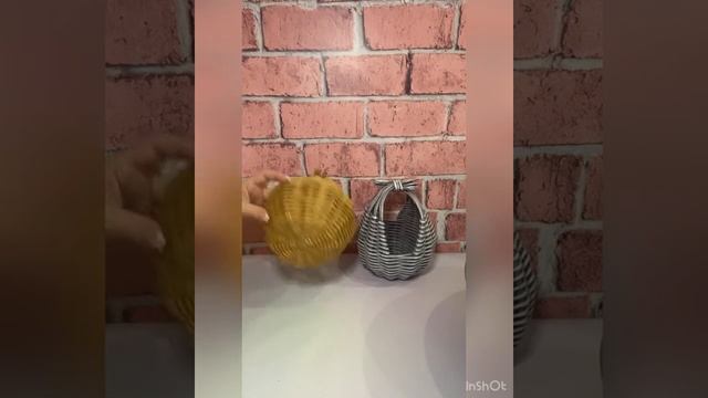 МК Корзиночка из 85 трубочек